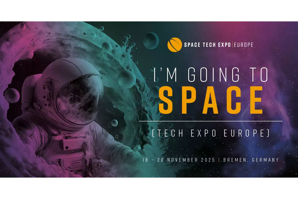 Space Tech Expo Europe 2025 banner at MAUL-THEET